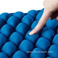 Inflatable massage cushion chair pad for wheelchair